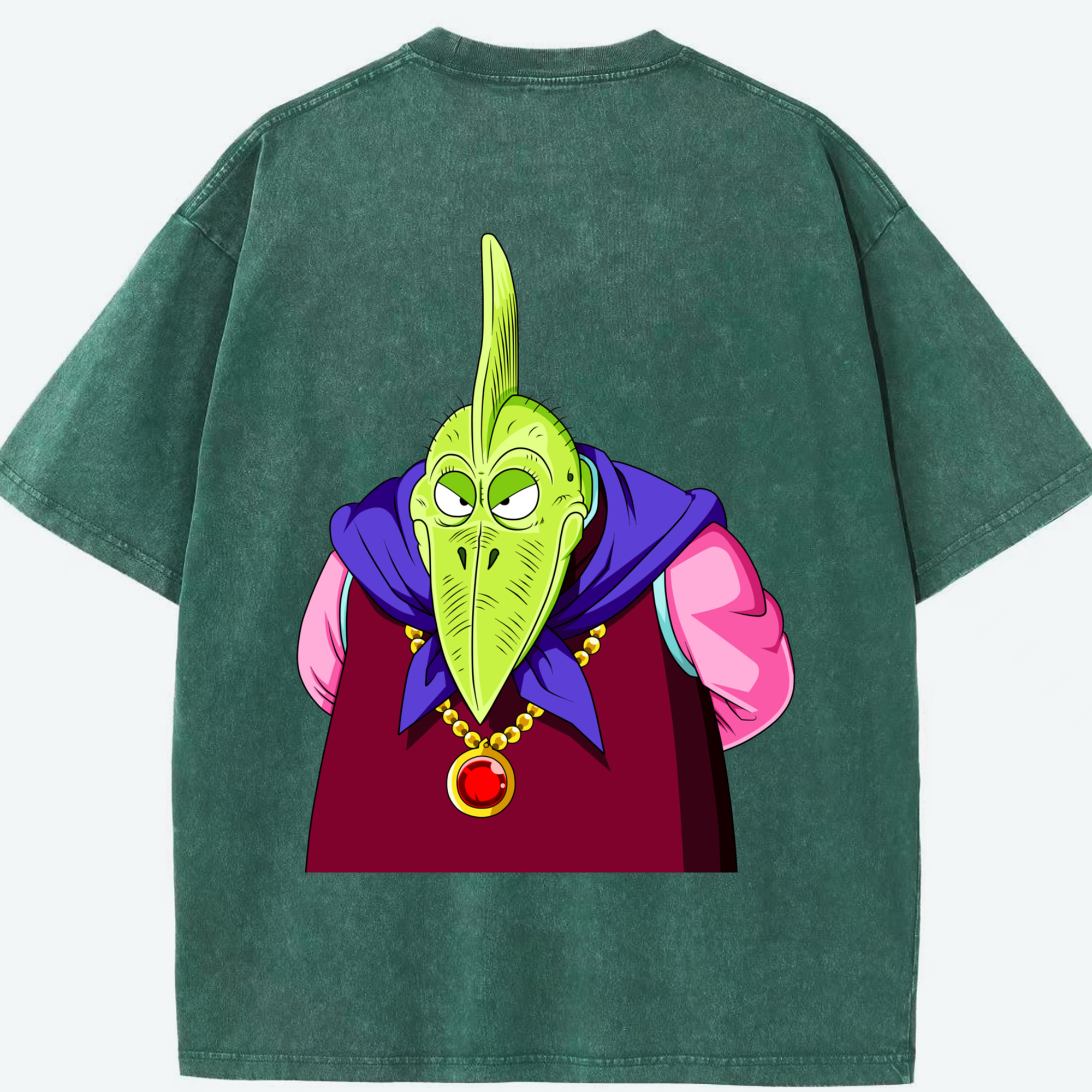 （画像用） ドラゴンボール DRAGON BALL 綿100% ヴィンテージ風 半袖Tシャツ（背面プリント）